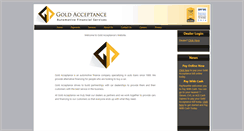 Desktop Screenshot of goldacceptance.com